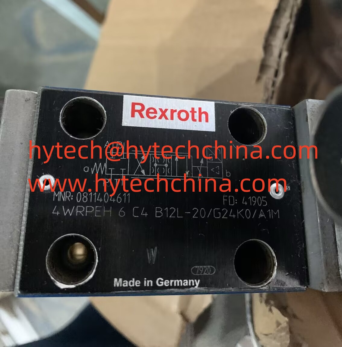 Rexroth hydraulic valve 4 WRPEH 6 C4 B12L – 20/G24K0/A1M are in stock.