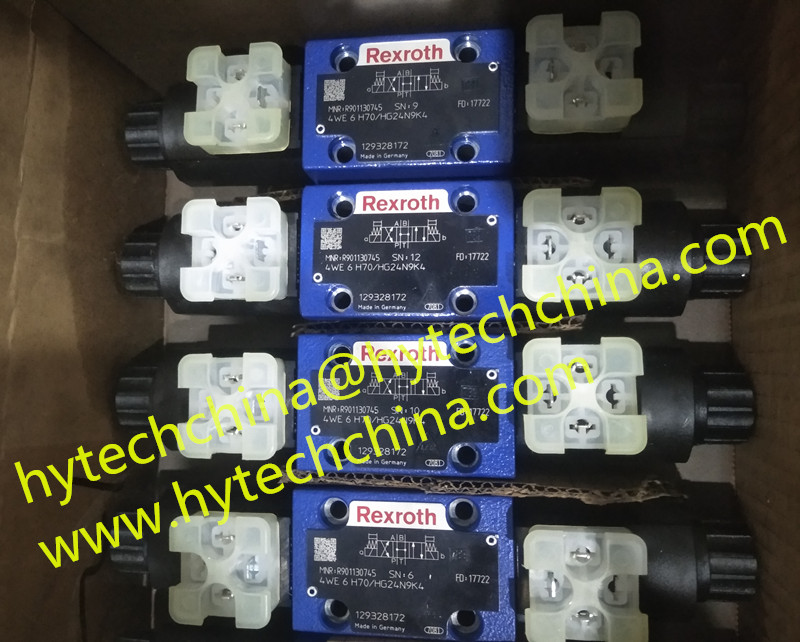 Rexroth solenoid directional valve 4WE6 series are in stock.