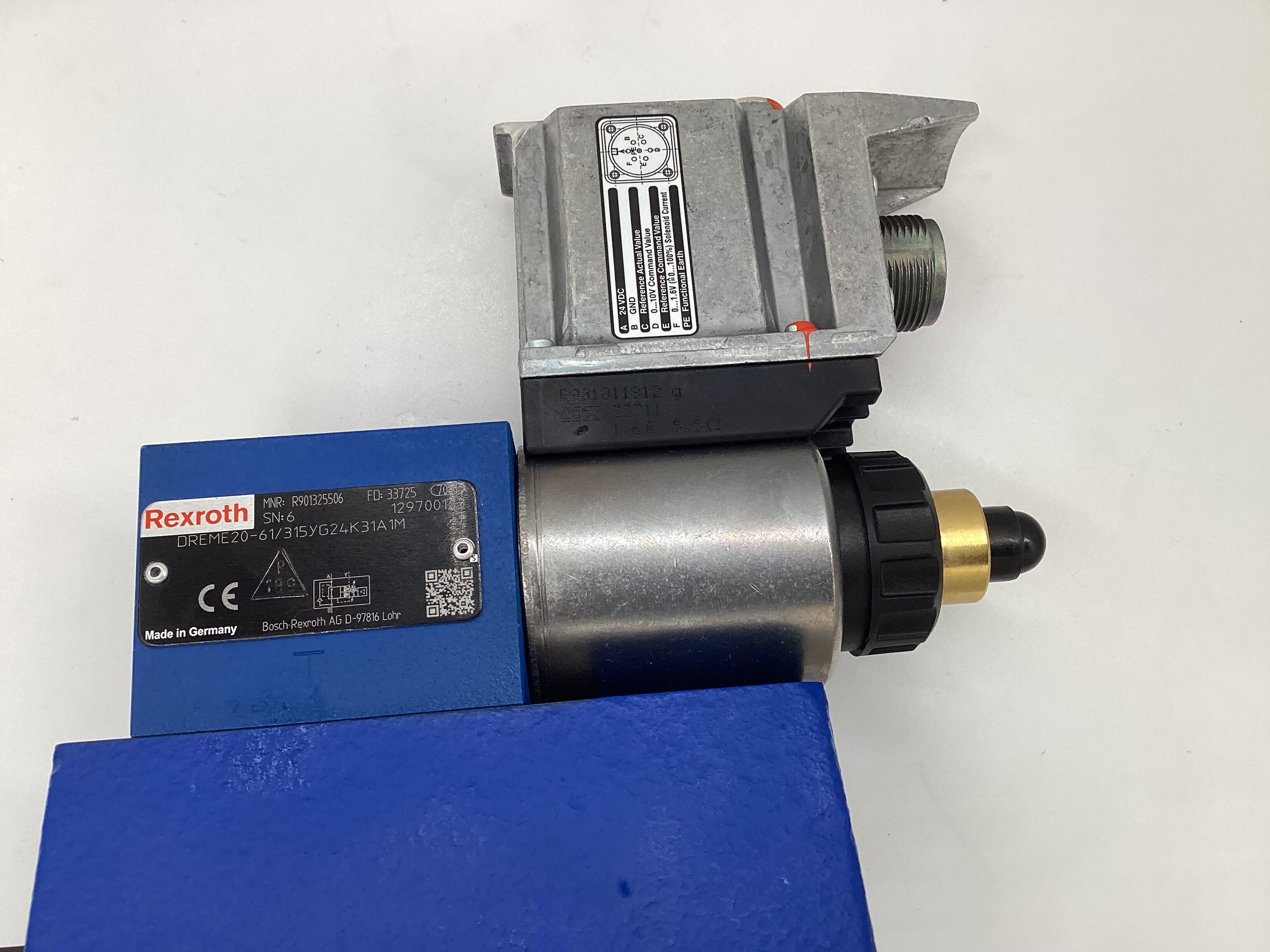Original Rexroth Pressure Relief Valve DREME20-61 315YG24K31A1M Hydraulic Valve