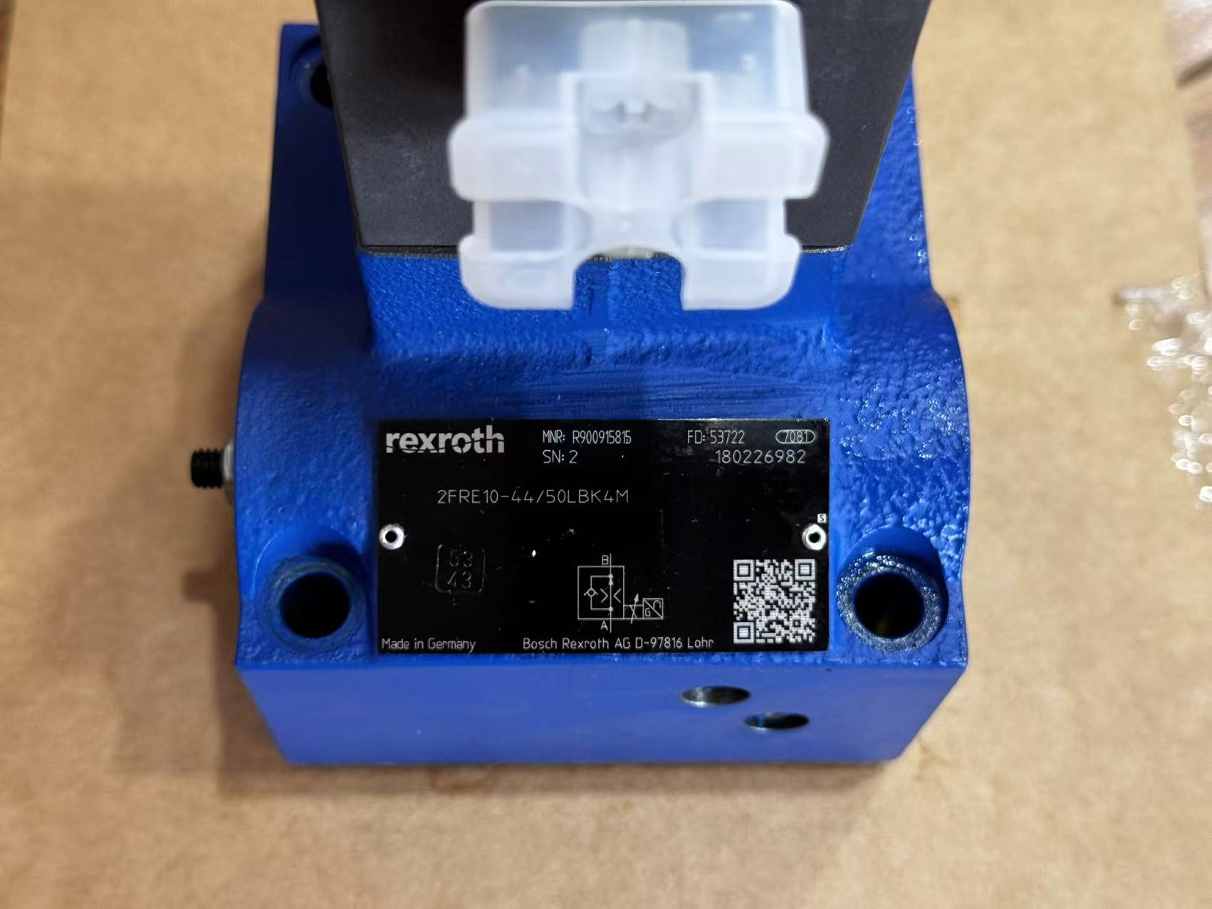 Rexroth 2FRE10-4X/50LBK4M Proportional Flow Valve