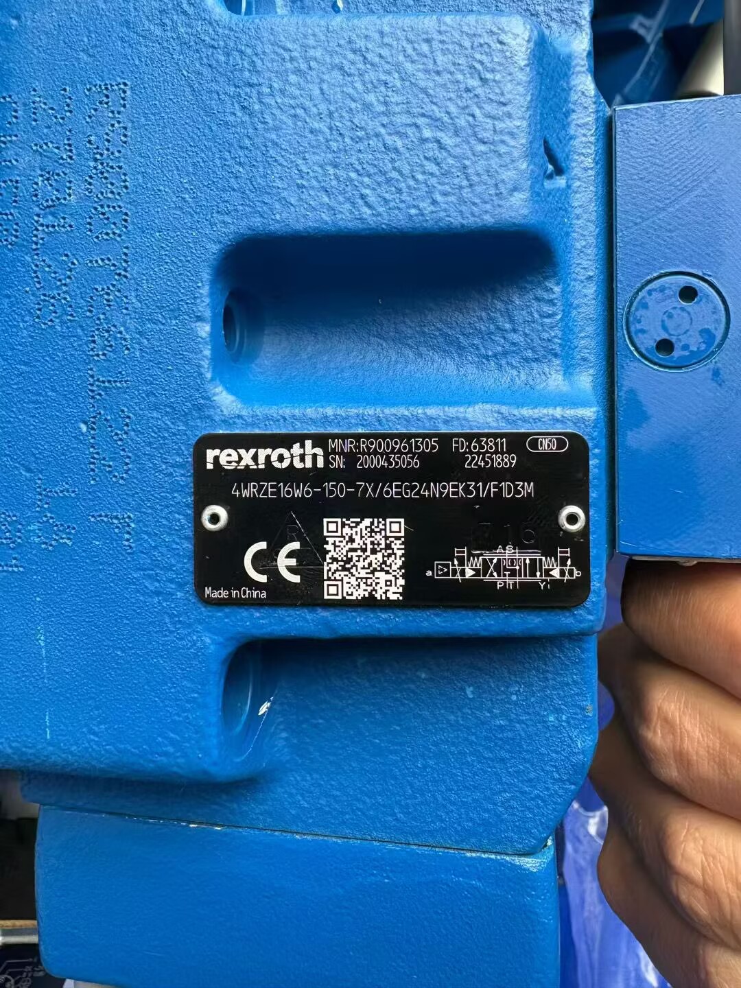 Rexroth 4WRZE16W6-150-7X/6EG24N9EK31/F1D3M